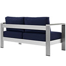 Shore Outdoor Patio Aluminum Loveseat by Modway by HouseOfZazla