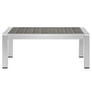 Shore Outdoor Patio Aluminum Coffee Table by Modway by HouseOfZazla