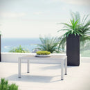 Shore Outdoor Patio Aluminum Coffee Table by Modway by HouseOfZazla
