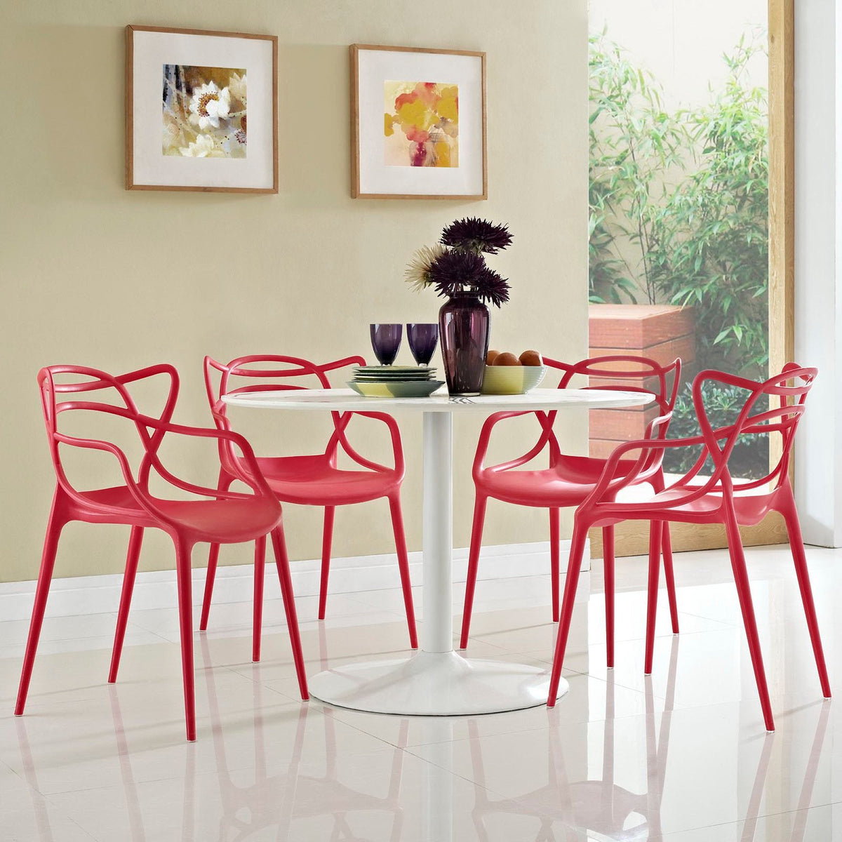 Entangled Dining Set Set of 4 by Modway, photo 4 of 12