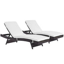 Convene Outdoor Patio Chaise Set of 2 by Modway by HouseOfZazla