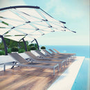 Shore Outdoor Patio Aluminum Chaise Set of 6 by Modway by HouseOfZazla