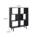 Transmit 7 Shelf Wood Grain Bookcase by Modway by HouseOfZazla