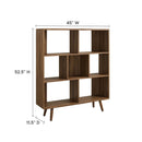 Transmit 7 Shelf Wood Grain Bookcase by Modway by HouseOfZazla