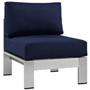 Shore 6 Piece Outdoor Patio Aluminum Sectional Sofa Set by Modway by HouseOfZazla