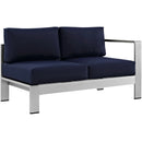 Shore 4 Piece Outdoor Patio Aluminum Sectional Sofa Set by Modway by HouseOfZazla
