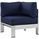 Shore 6 Piece Outdoor Patio Aluminum Sectional Sofa Set by Modway by HouseOfZazla