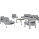 Shore 7 Piece Outdoor Patio Sectional Sofa Set by Modway by HouseOfZazla