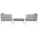 Harmony 3-Piece Outdoor Patio Aluminum Sectional Sofa Set by Modway by HouseOfZazla