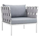 Harmony 3-Piece Outdoor Patio Aluminum Sectional Sofa Set by Modway by HouseOfZazla