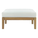 Bayport Outdoor Patio Teak Ottoman by Modway by HouseOfZazla