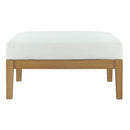 Bayport Outdoor Patio Teak Ottoman by Modway by HouseOfZazla