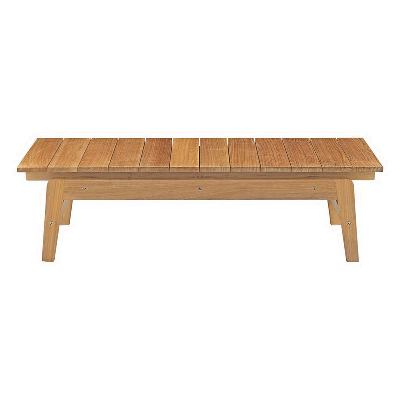 Bayport Outdoor Patio Teak Coffee Table by Modway, photo 3 of 4