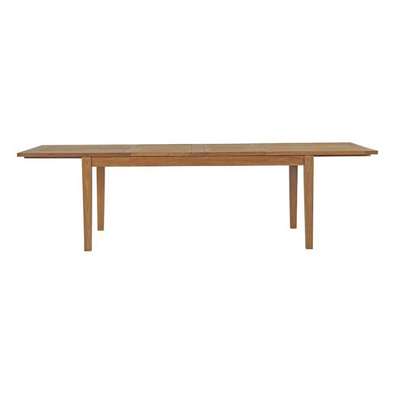 Marina Extendable Outdoor Patio Teak Dining Table by Modway, photo 4 of 7