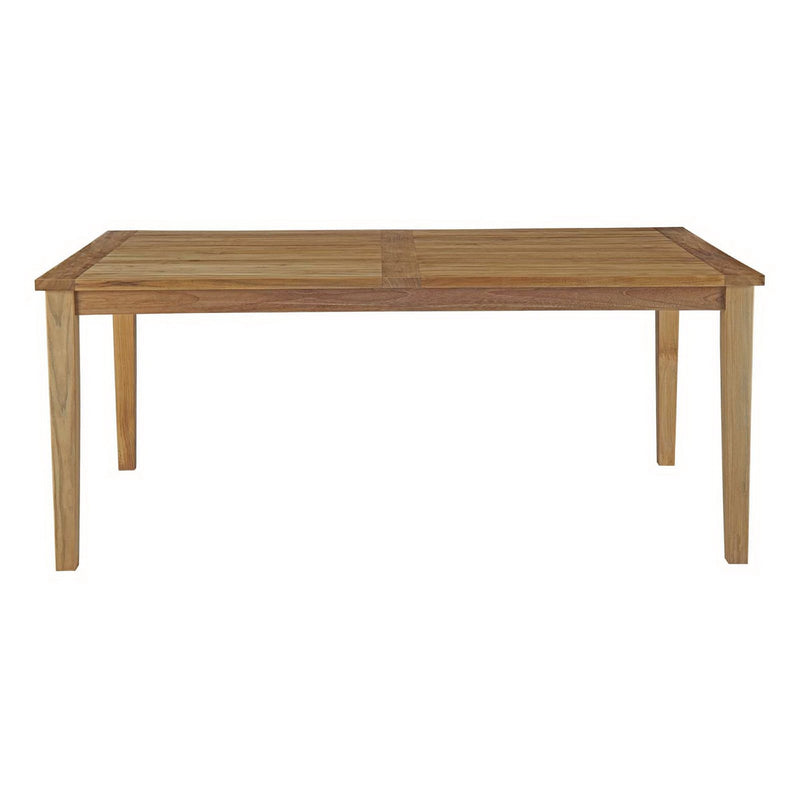 Marina 72" Outdoor Patio Teak Dining Table by Modway, photo 2 of 4