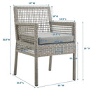 Aura Outdoor Patio Wicker Rattan Dining Armchair by Modway by HouseOfZazla