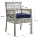 Aura Outdoor Patio Wicker Rattan Dining Armchair by Modway by HouseOfZazla