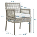 Aura Outdoor Patio Wicker Rattan Dining Armchair by Modway by HouseOfZazla