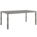 Aura 68" Outdoor Patio Wicker Rattan Dining Table by Modway by HouseOfZazla