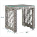 Aura Outdoor Patio Wicker Rattan Side Table by Modway by HouseOfZazla