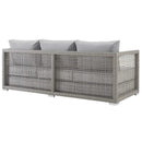 Aura Outdoor Patio Wicker Rattan Sofa by HouseOfZazla