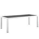 Stance 90.5" Outdoor Patio Aluminum Dining Table by Modway by HouseOfZazla
