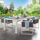 Stance 90.5" Outdoor Patio Aluminum Dining Table by Modway by HouseOfZazla