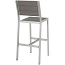 Shore Outdoor Patio Aluminum Armless Bar Stool Set of 2 by Modway by HouseOfZazla