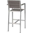 Shore 3 Piece Outdoor Patio Aluminum Pub Set by Modway by HouseOfZazla