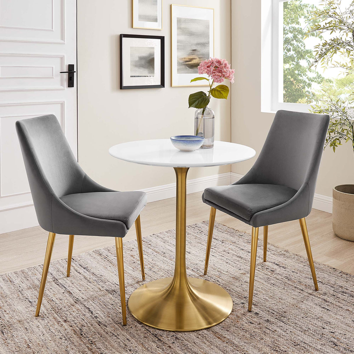 Lippa Round Wood Dining Table by Modway, photo 13 of 63