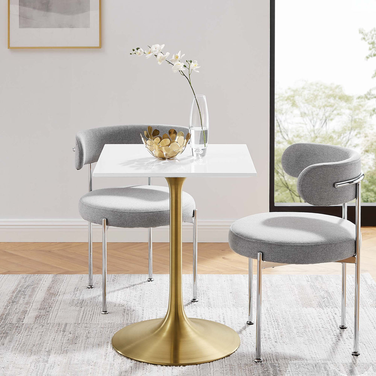 Lippa Square Wood Dining Table by Modway, photo 13 of 49