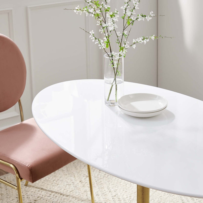 Lippa 48" Oval Wood Dining Table by Modway - EEI-3215, photo 7 of 7
