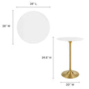 Lippa 28" Round Wood Bar Table by Modway by HouseOfZazla
