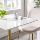 Lippa 28" Square Wood Bar Table by Modway by HouseOfZazla