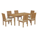 Marina 7 Piece Outdoor Patio Teak Dining Set by Modway by HouseOfZazla