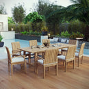 Marina 9 Piece Outdoor Patio Teak Dining Set by Modway by HouseOfZazla