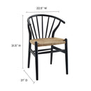 Flourish Spindle Wood Dining Side Chair by Modway by HouseOfZazla