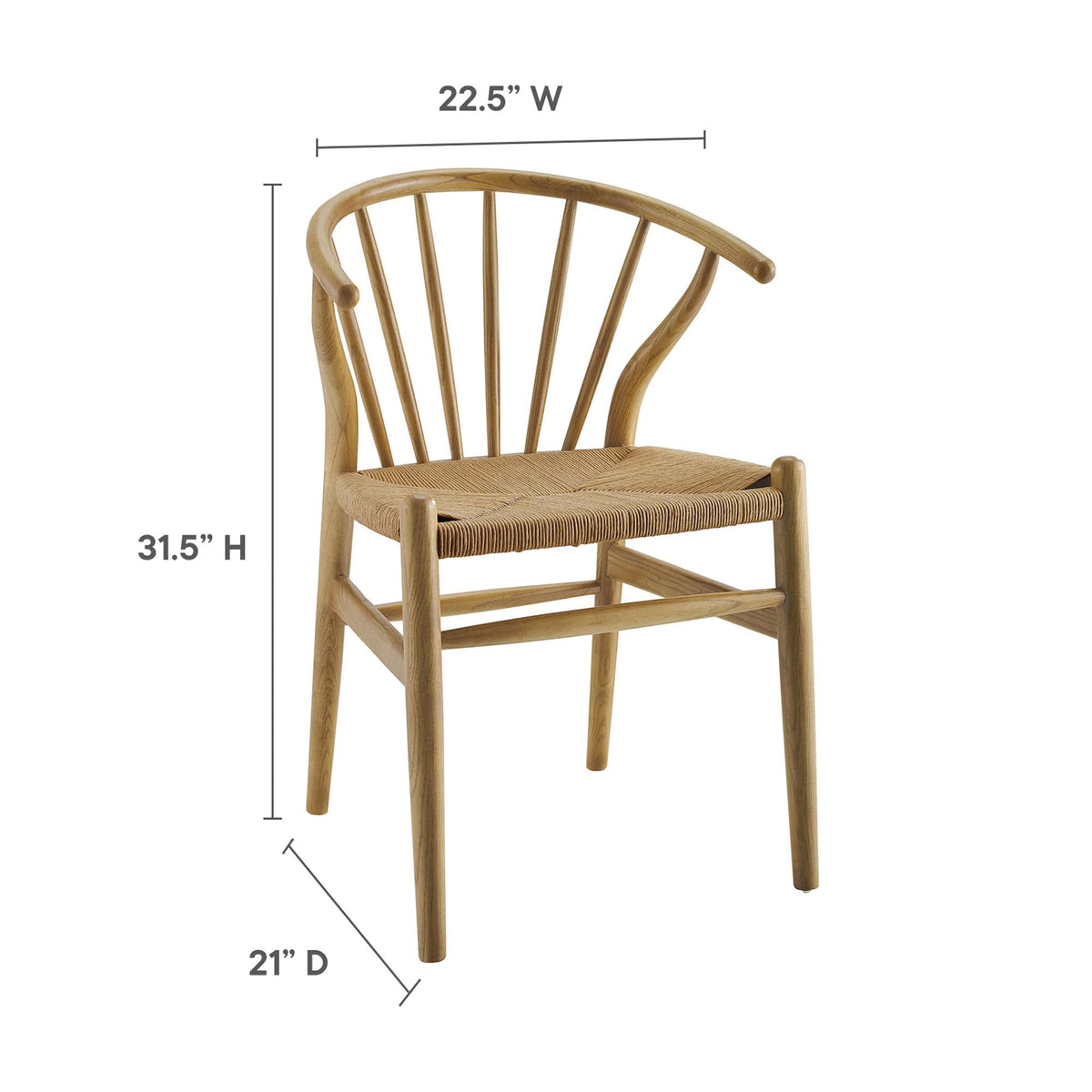 Flourish Spindle Wood Dining Side Chair by Modway, photo 16 of 21