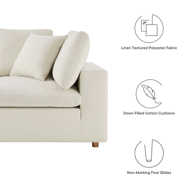 Commix 2 Piece Down Filled Overstuffed Sectional Sofa Set by Modway, photo 2 of 9