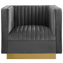 Sanguine Vertical Channel Tufted Accent Performance Velvet Armchair by Modway by HouseOfZazla