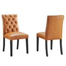 Duchess Vinyl Dining Chair Set of 2 by Modway by HouseOfZazla