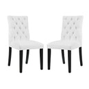 Duchess Vinyl Dining Chair Set of 2 by Modway by HouseOfZazla