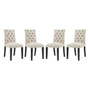 Duchess Fabric Dining Chair Set of 4 by Modway by HouseOfZazla