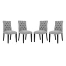 Duchess Fabric Dining Chair Set of 4 by Modway by HouseOfZazla