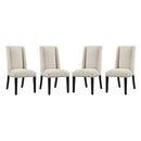 Baron Fabric Dining Chair Set of 4 by Modway by HouseOfZazla