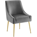 Discern Pleated Back Upholstered Performance Velvet Dining Chair by Modway by HouseOfZazla