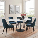 Lippa 78" Oval Faux Marble Dining Table by Modway by HouseOfZazla