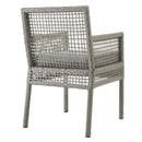Aura Outdoor Patio Wicker Rattan Dining Armchair Set of 2 by HouseOfZazla