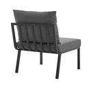 Riverside Outdoor Patio Aluminum Armless Chair by Modway by HouseOfZazla