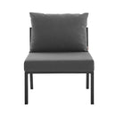 Riverside Outdoor Patio Aluminum Armless Chair by Modway by HouseOfZazla
